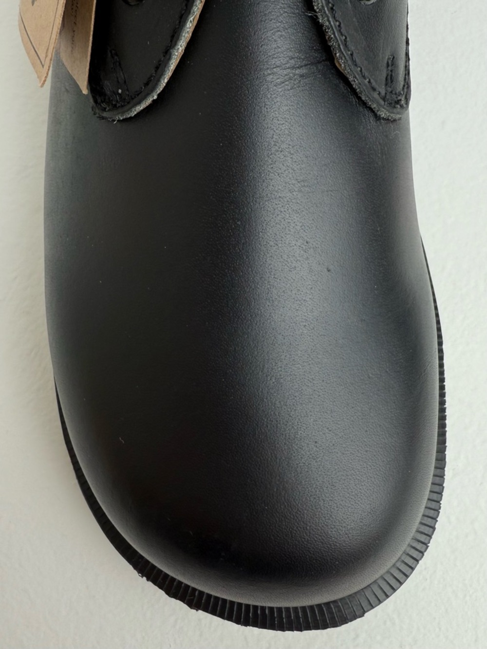 Vintage Dr. Martens England Black Greasy Leather Gibson Oxfords UK 8 - Picture 9 of 16